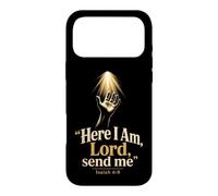 Christian Here I Am Lord Send Me Bible Verse Gift Case for iPhone 17 Pro Max