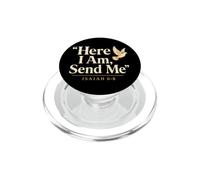 Christian Here I Am Send Me Isaiah 6:8 Faith Gift PopSockets PopGrip for MagSafe