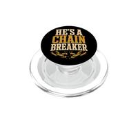 Christian He's A Chain Breaker Faith Gift PopSockets PopGrip for MagSafe