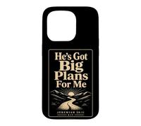 Christian He's Got Big Plans For Me Faith Gift Case for iPhone 15 Pro