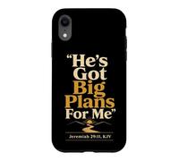Christian He's Got Big Plans For Me Faith Gift Case for iPhone XR