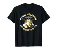 Christian Hiker Moving Mountains Faith Trail T-Shirt