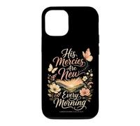 Christian His Mercies Are New Every Morning Bible Verse Case for iPhone 12/12 Pro