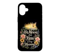 Christian His Mercies Are New Every Morning Bible Verse Case for iPhone 16 Plus