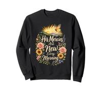 Christian His Mercies Are New Every Morning Bible Verse Sweatshirt
