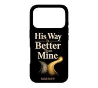 Christian His Way Is Better Than Mine Bible Verse Gift Case for iPhone 17 Pro