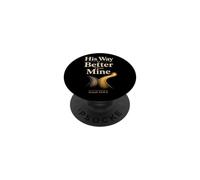 Christian His Way Is Better Than Mine Bible Verse Gift PopSockets Adhesive PopGrip