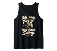 Christian Holy Enough to Pray for You Prayer Warrior Gift Tank Top