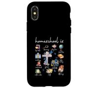 Christian Homeschooling Mama Homeschool Is Mom Cottagecore Case for iPhone X/XS