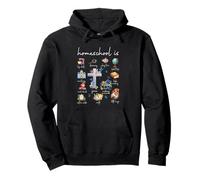 Christian Homeschooling Mama Homeschool Is Mom Cottagecore Pullover Hoodie