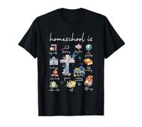 Christian Homeschooling Mama Homeschool is Mom Cottagecore T-Shirt