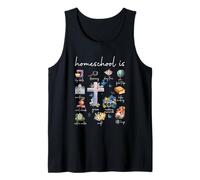 Christian Homeschooling Mama Homeschool is Mom Cottagecore Tank Top
