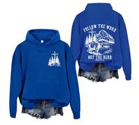 Christian Hoodie Follow The Word Not The Herd Sweatshirt Christian Shirt For Women Men Royal Blue
