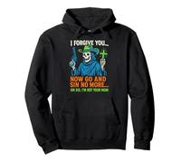 Christian Humor Sin No More Or Do Fun Womens Religious Pullover Hoodie