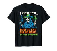 Christian Humor Sin No More Or Do Fun Womens Religious T-Shirt