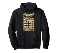 Christian Hungry Grab A Scripture Bible Verse Gift Pullover Hoodie