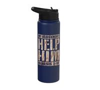 Christian Husband Wife Assignment Help Him Genesis Bible Stainless Steel Insulated Water Bottle