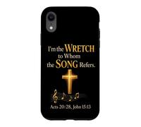 Christian Hymn I'm the Wretch to Whom the Song Refers Case for iPhone XR
