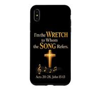 Christian Hymn I'm the Wretch to Whom the Song Refers Case for iPhone XS Max
