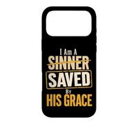 Christian I Am A Sinner Saved By His Grace Gift Case for iPhone 17 Pro Max
