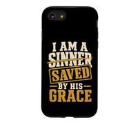 Christian I Am A Sinner Saved By His Grace Gift Case for iPhone SE (2020) / 7/8