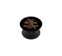 Christian I Am Not Afraid Faith Warrior Gift PopSockets Adhesive PopGrip