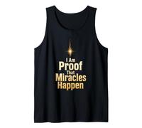 Christian I Am Proof that Miracles Happen Gift Tank Top