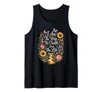 Christian I Am The Way The Truth Life Gift Tank Top