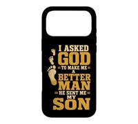 Christian I Asked God To Make Me A Better Man He Sent Me Case for iPhone 17 Pro Max