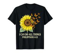 Christian I Can Do All Things Philippians 4:13 Bible Over T-Shirt
