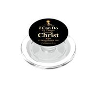 Christian I Can Do All Things Through Christ Bible Verse PopSockets PopGrip for MagSafe