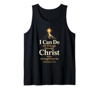 Christian I Can Do All Things Through Christ Bible Verse Tank Top