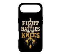 Christian I Fight My Battles On My Knees Prayer Gift Case for iPhone Air