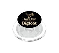 Christian I Found Jesus Still Looking For Bigfoot Gift PopSockets PopGrip for MagSafe