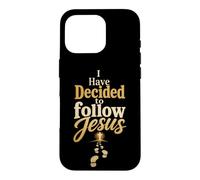 Christian I Have Decided To Follow Jesus Faith Gift Case for iPhone 16 Pro