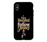 Christian I Have Decided To Follow Jesus Faith Gift Case for iPhone X/XS