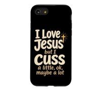 Christian I Love Jesus But I Cuss A Little Gift Case for iPhone SE (2020) / 7/8