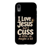 Christian I Love Jesus But I Cuss A Little Gift Case for iPhone XR