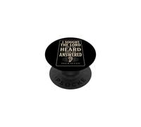 Christian I Sought The Lord And He Heard Bible Verse Gift PopSockets Adhesive PopGrip