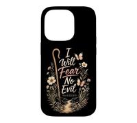 Christian I Will Fear No Evil Faith Over Fear Gift Case for iPhone 14 Pro