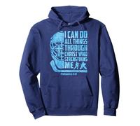 Christian Ice Hockey Jesus Religious Boys Kids Men Player Pullover Hoodie