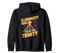 Christian Illuminati Nah Im In The Trinity Faith Zip Hoodie