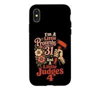 Christian I'm A Little Proverbs 31 And Judges 4 Gift Case for iPhone X/XS