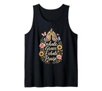 Christian Inhale Grace Exhale Praise Amazing Grace Gift Tank Top
