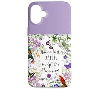 Christian Inspiration Have A Little Faith Case for iPhone 16 Plus