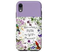 Christian Inspiration Have A Little Faith Case for iPhone XR
