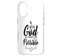 Christian Inspirational Phone Case - All Things Are Possible Case for iPhone 17