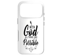 Christian Inspirational Phone Case - All Things Are Possible Case for iPhone 17 Pro
