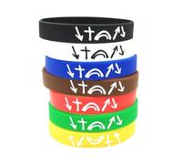 Christian Inspirational Witness Bracelet for Men Women,Colorful Silicone Wristbands He Came He Died He Arose He Ascended He's Coming Back Gift Jesus Christ Bracelet Reminder Jewelry, M, Silicone