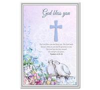 Christian Inspirations Card - Inspirational quote - Inspiring Bible Verse - Inspire and support friends - Blank inside to write own special message - Show Love and Care - Good Cheer Greeting